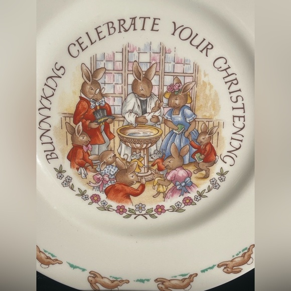 Royal Doulton Bunnykins Celebrate your Christening Set - Picture 4 of 12